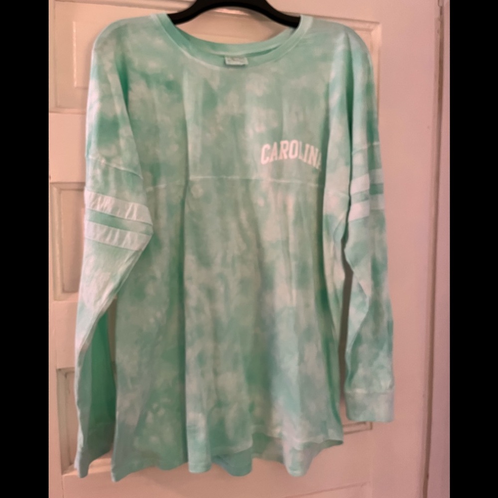 Exist tye dye long sleeve (Carolina) spirit tee Sz Large/XL